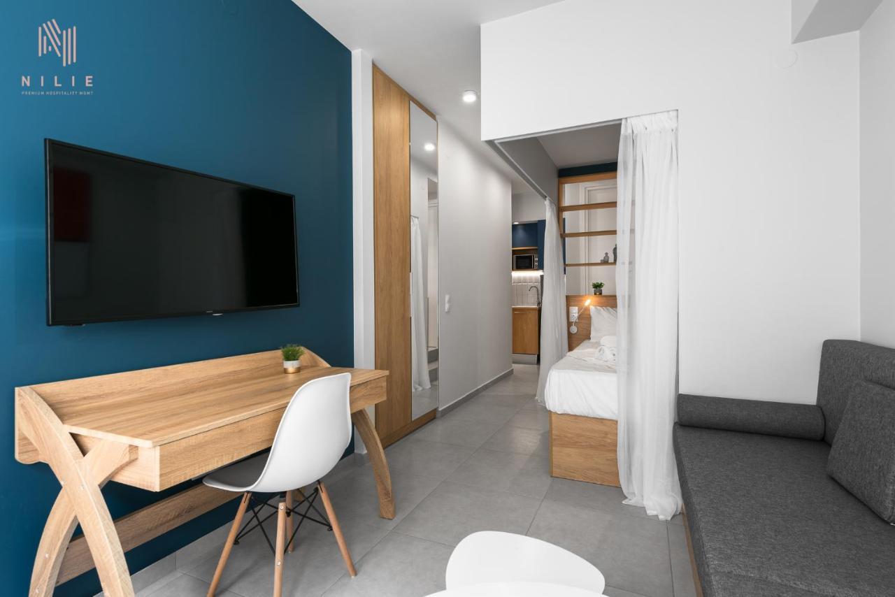 Big Apple Sts, Nilie Hospitality Mgmt Apartment เทสซาโลนิกิ ภายนอก รูปภาพ